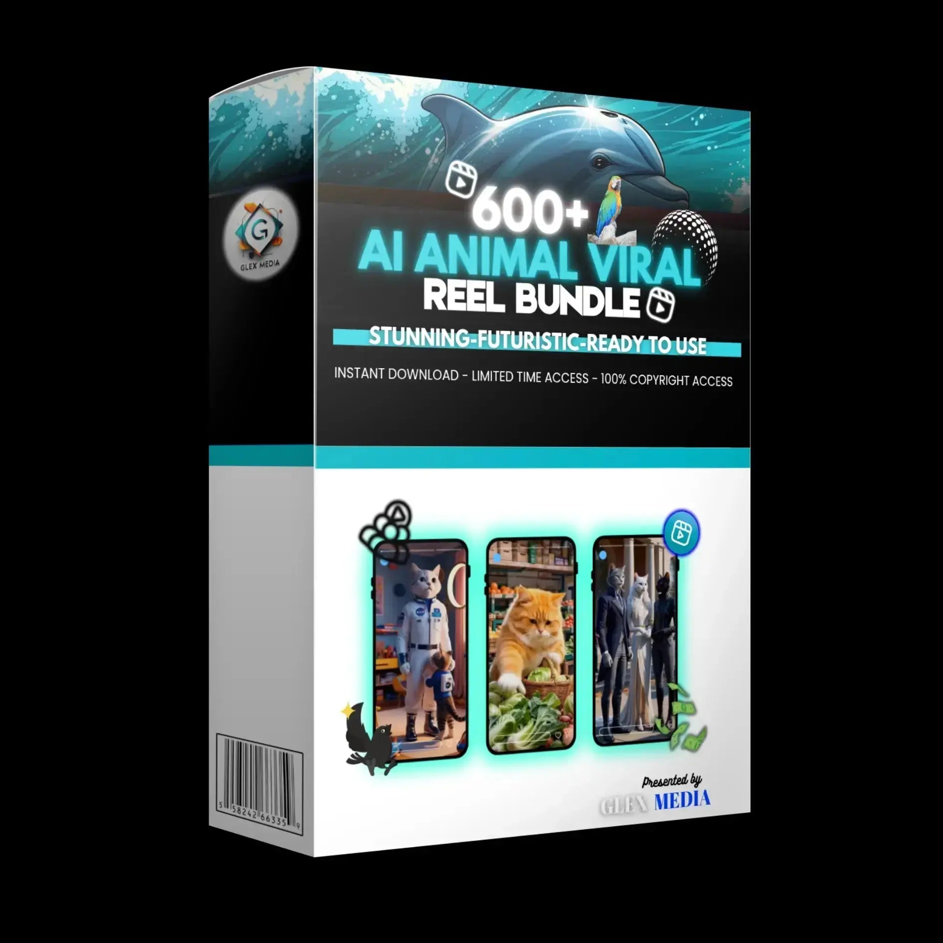 12,500+ Luxury Reel Bundle pkk Ai gugu ji
